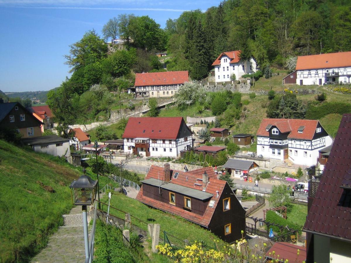 Ferienwohnung Am Gruenbach 1 Rathen Luaran gambar