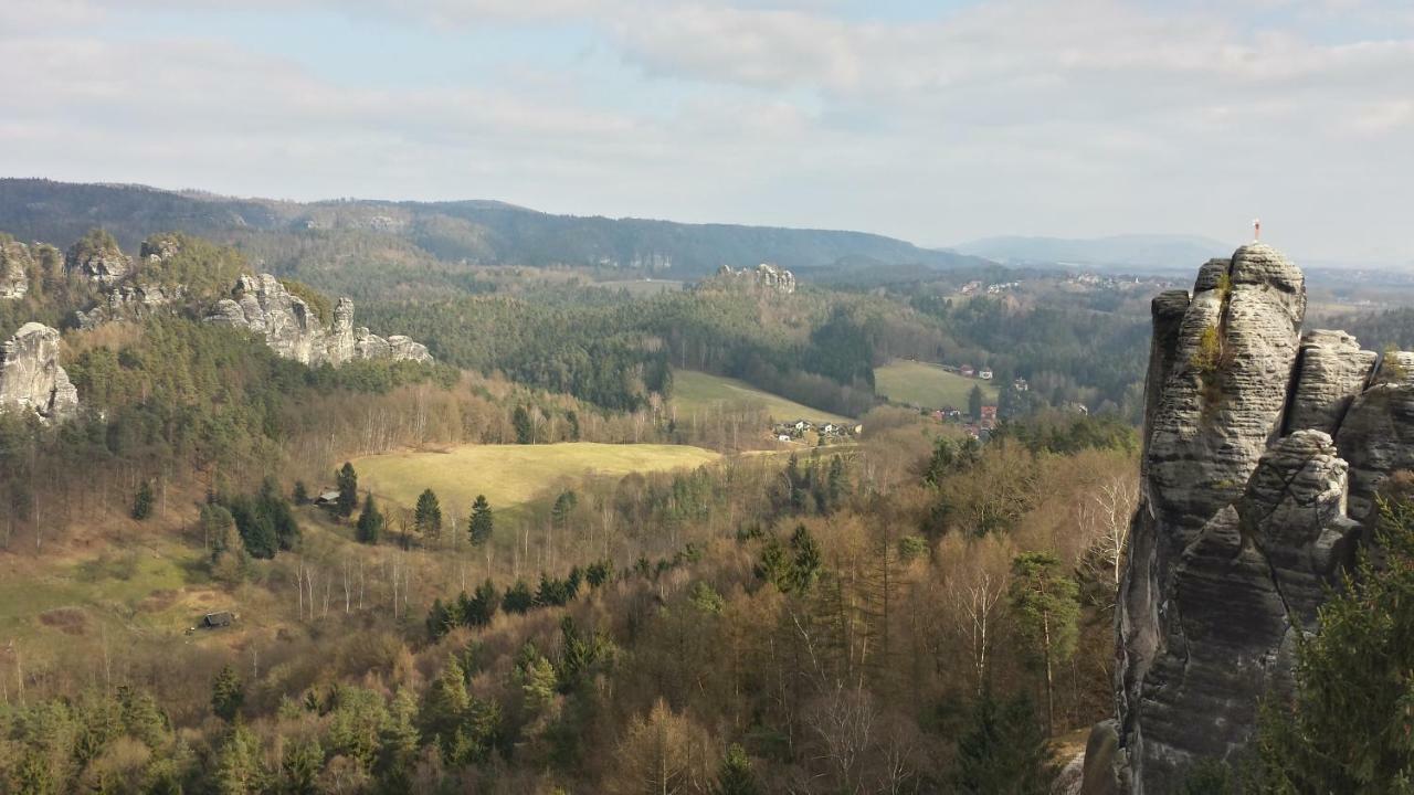 Ferienwohnung Am Gruenbach 1 Rathen Luaran gambar
