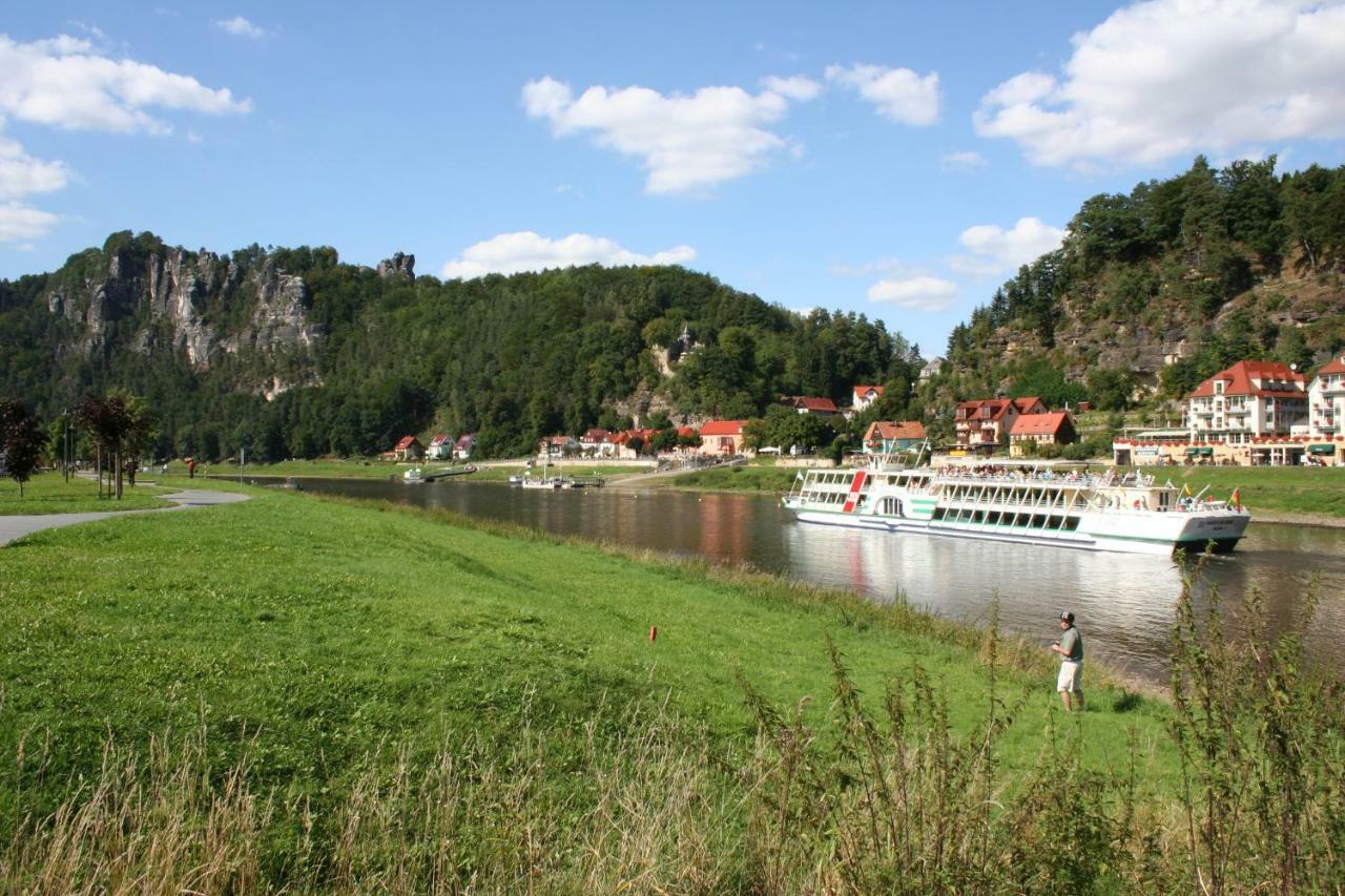 Ferienwohnung Am Gruenbach 1 Rathen Luaran gambar