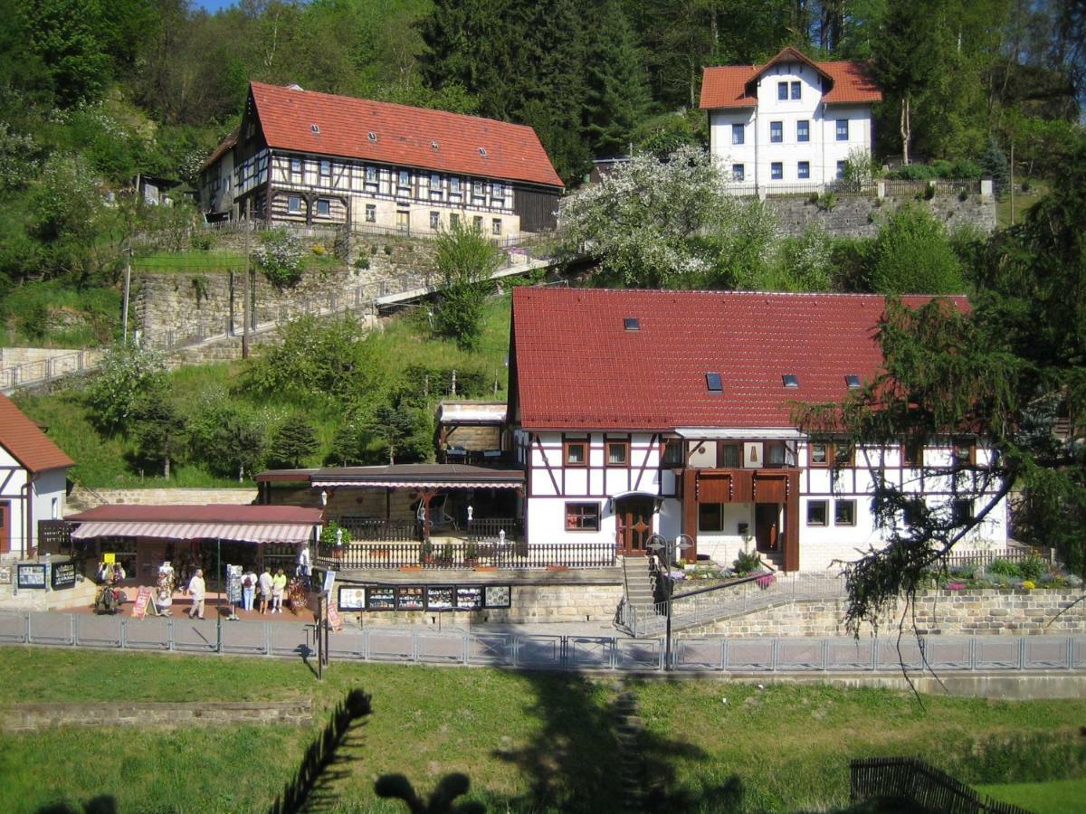 Ferienwohnung Am Gruenbach 1 Rathen Luaran gambar